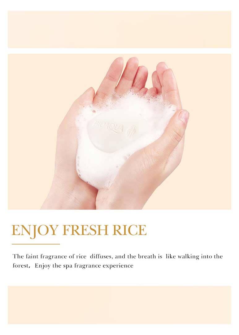 Bioaqua Rice Raw Pulp Soap - 100g