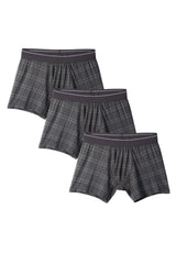 Pack of 3 PlaidFlex Boxer Briefs by Polo Republica