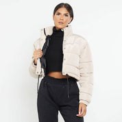 RSG Women's Padded Puffer Crop Jacket