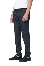 Black & Blank Men's Slim Fit Cotton Pants