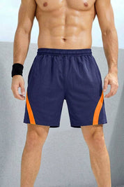 Navy Blue & Orange