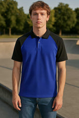 Polo Republica Men's Raglan Sleeve Activewear Polo Shirt