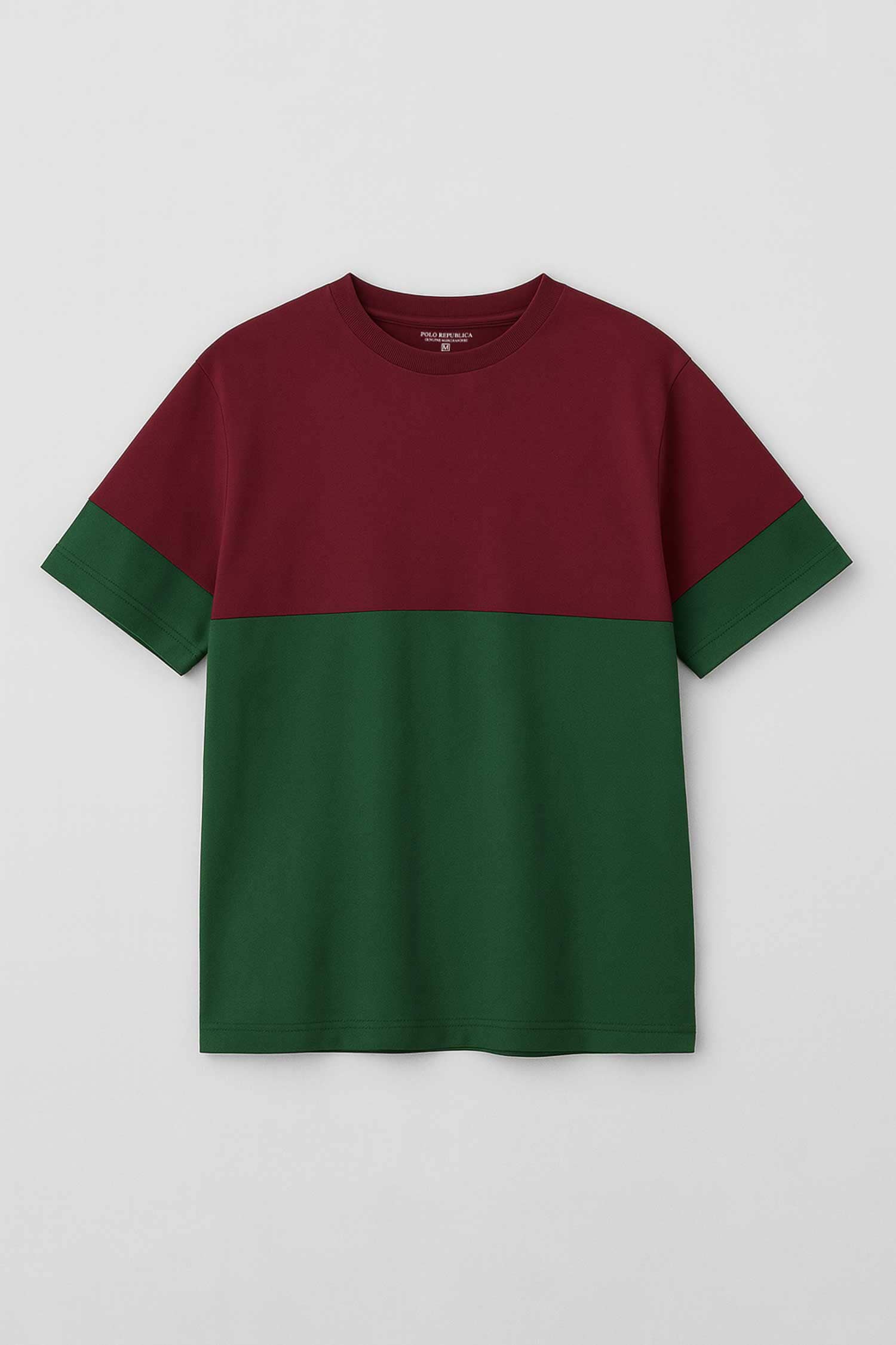 Bottle Green & Maroon