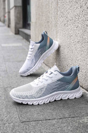White & Powder Blue