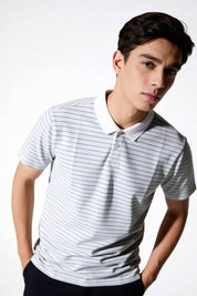 Eternity Men's Striped Polo Shirt