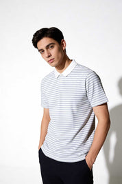 Eternity Men's Striped Polo Shirt