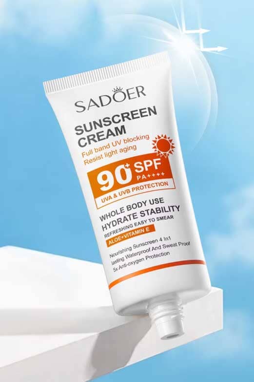 Sadoer 90+SPF Sunscreen Cream - 50g