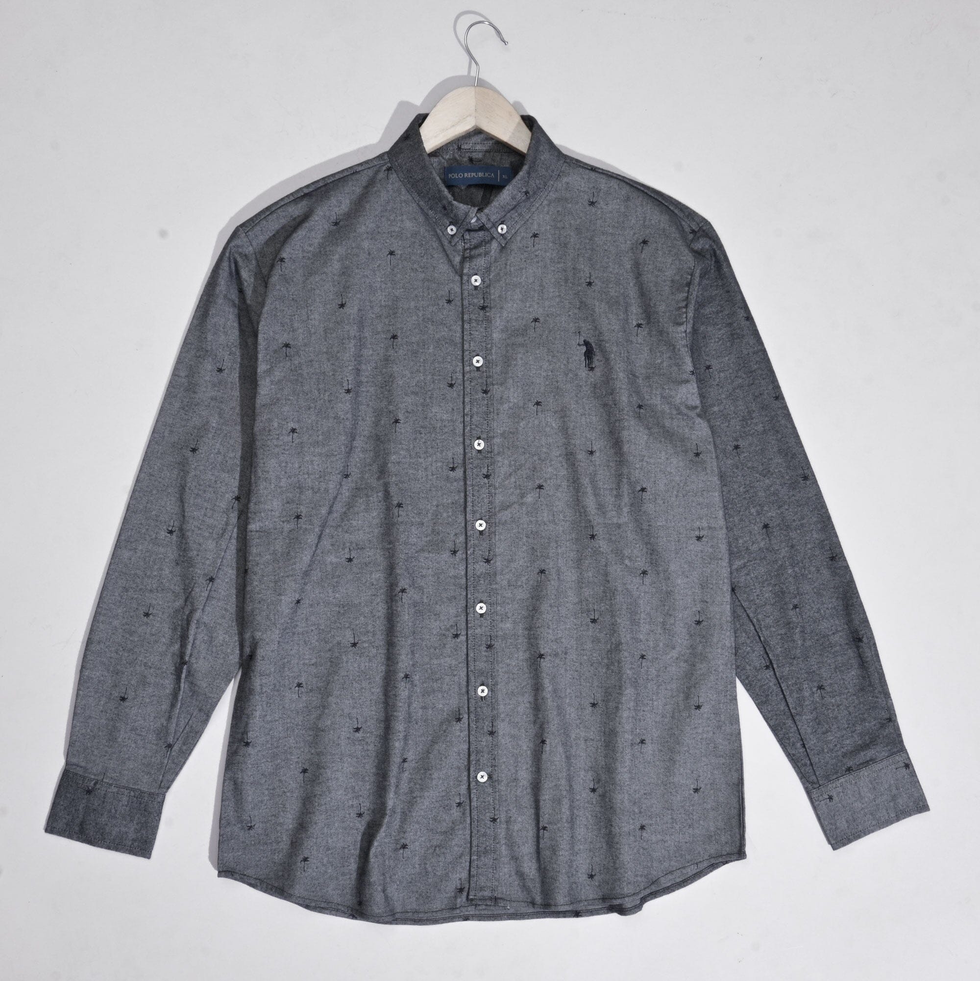 Polo Republica Men's Premium Pony Embroidered Plain Casual Shirt II Men's Casual Shirt Polo Republica 