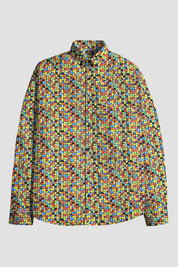 Nexoluce Men's Mariental Tailor Fit Casual Shirt