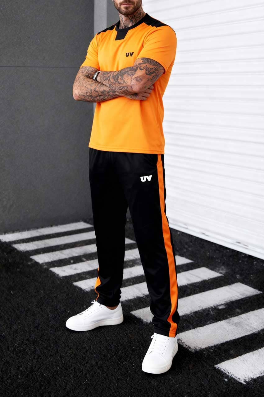 Orange & Black