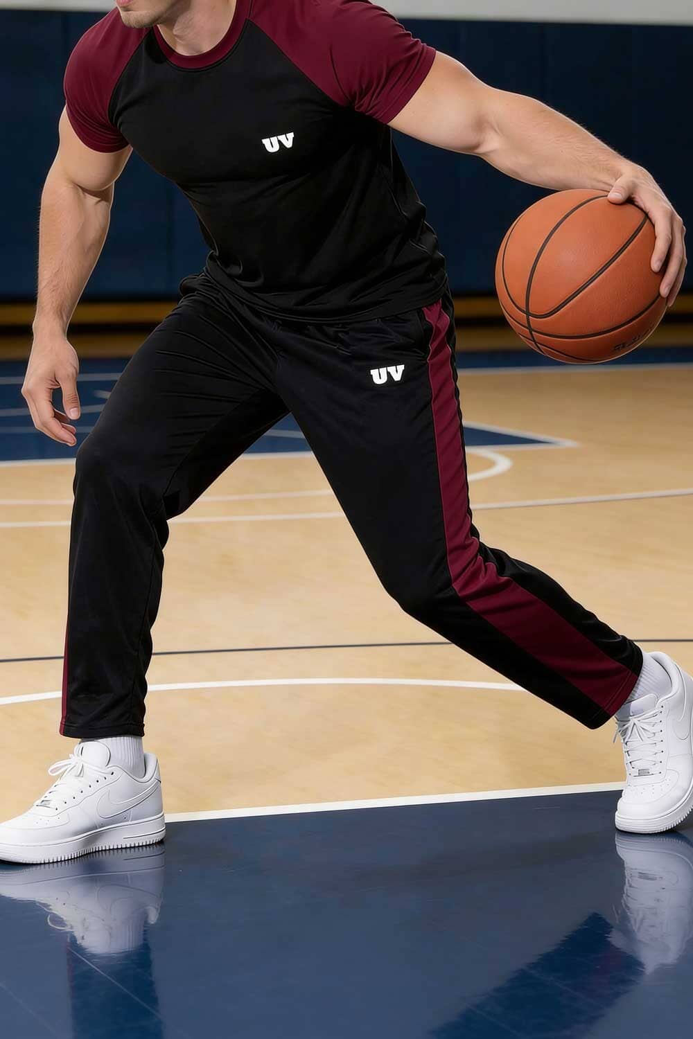 Black & Maroon