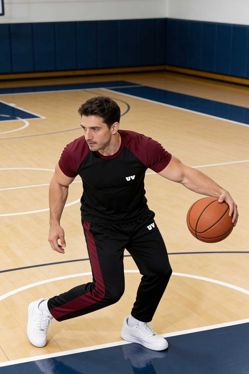 Black & Maroon
