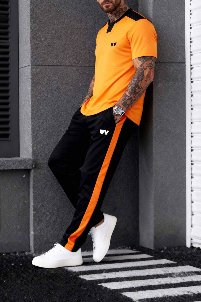 Orange & Black