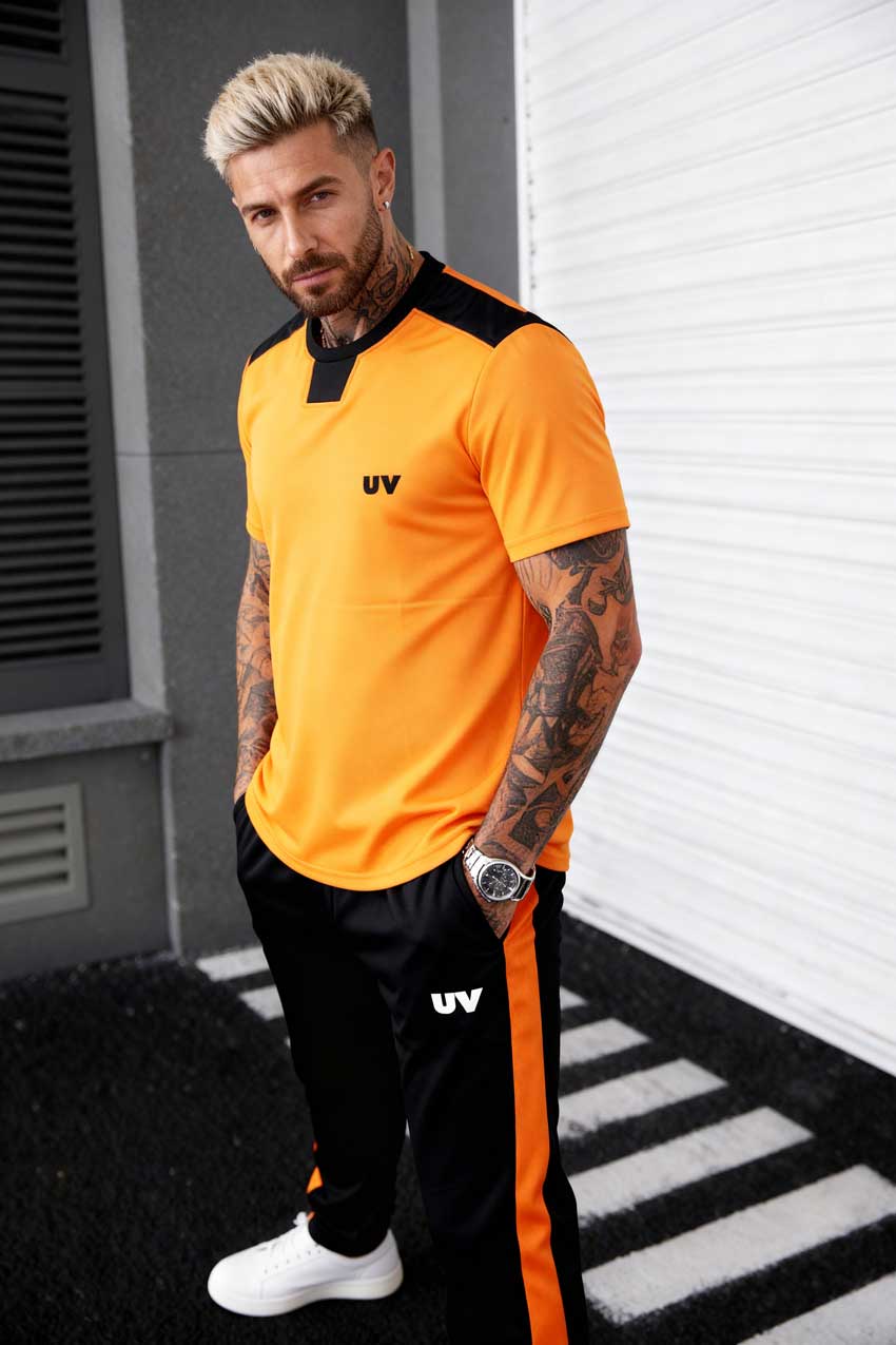 Orange & Black