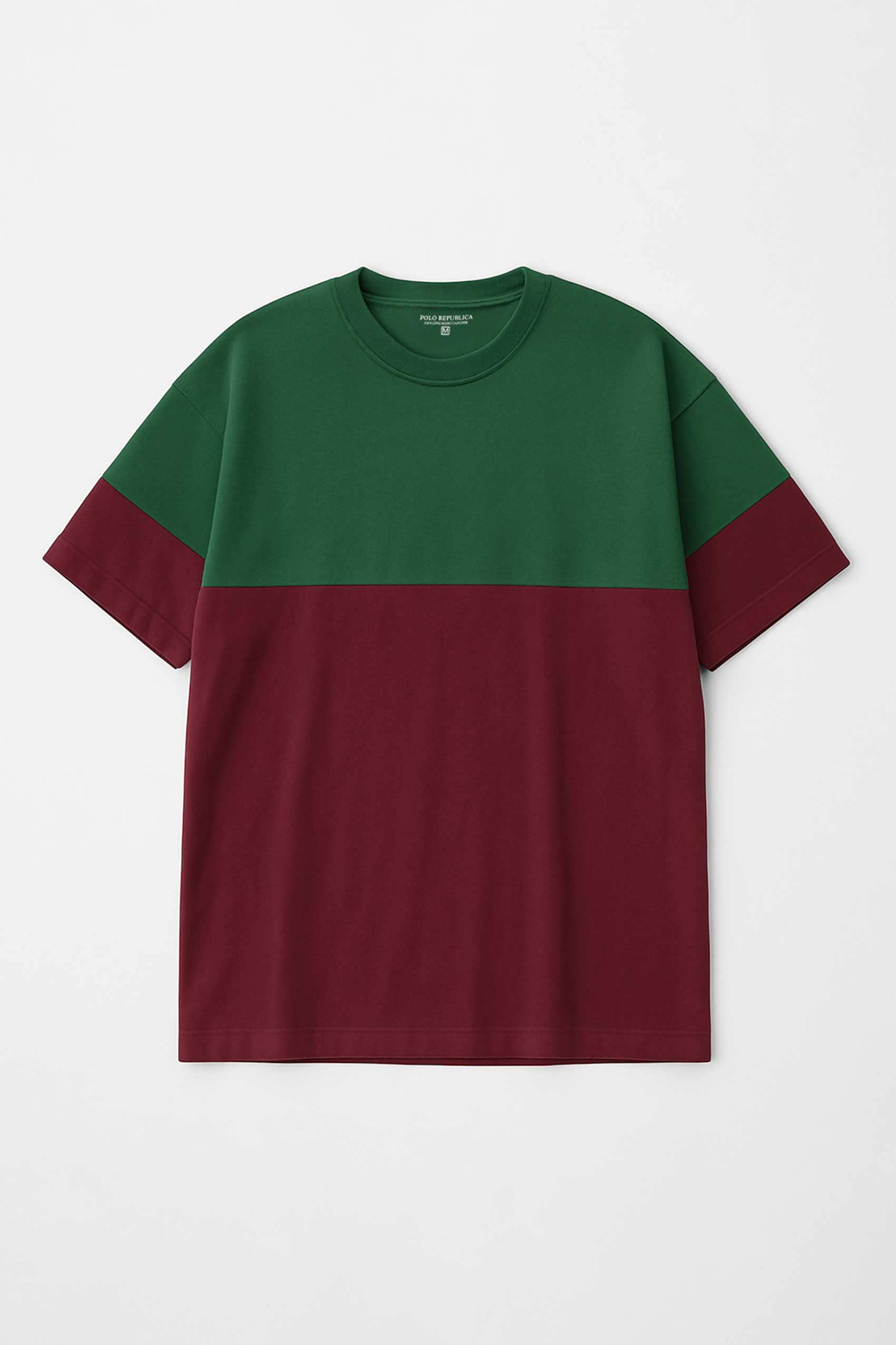 Maroon & Bottle Green