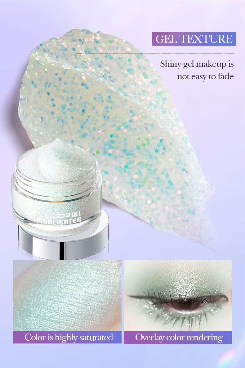 Sadoer Glitter Lasting Obsessed Makeup Gel Highlighter