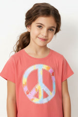LP Girl's Peace Art Tee Shirt
