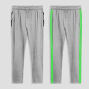 Poler Chitose Men's Super Soft Striped Minor Fault Trousers Men's Trousers IBT Grey & Parrot M 