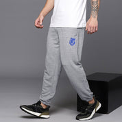 MAX 21 Men's Tiger Embroidered Fleece Joggers Pants Men's Trousers SZK Heather Grey S 