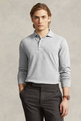 Polo Republica Men's Long Sleeve Pique Polo Shirt