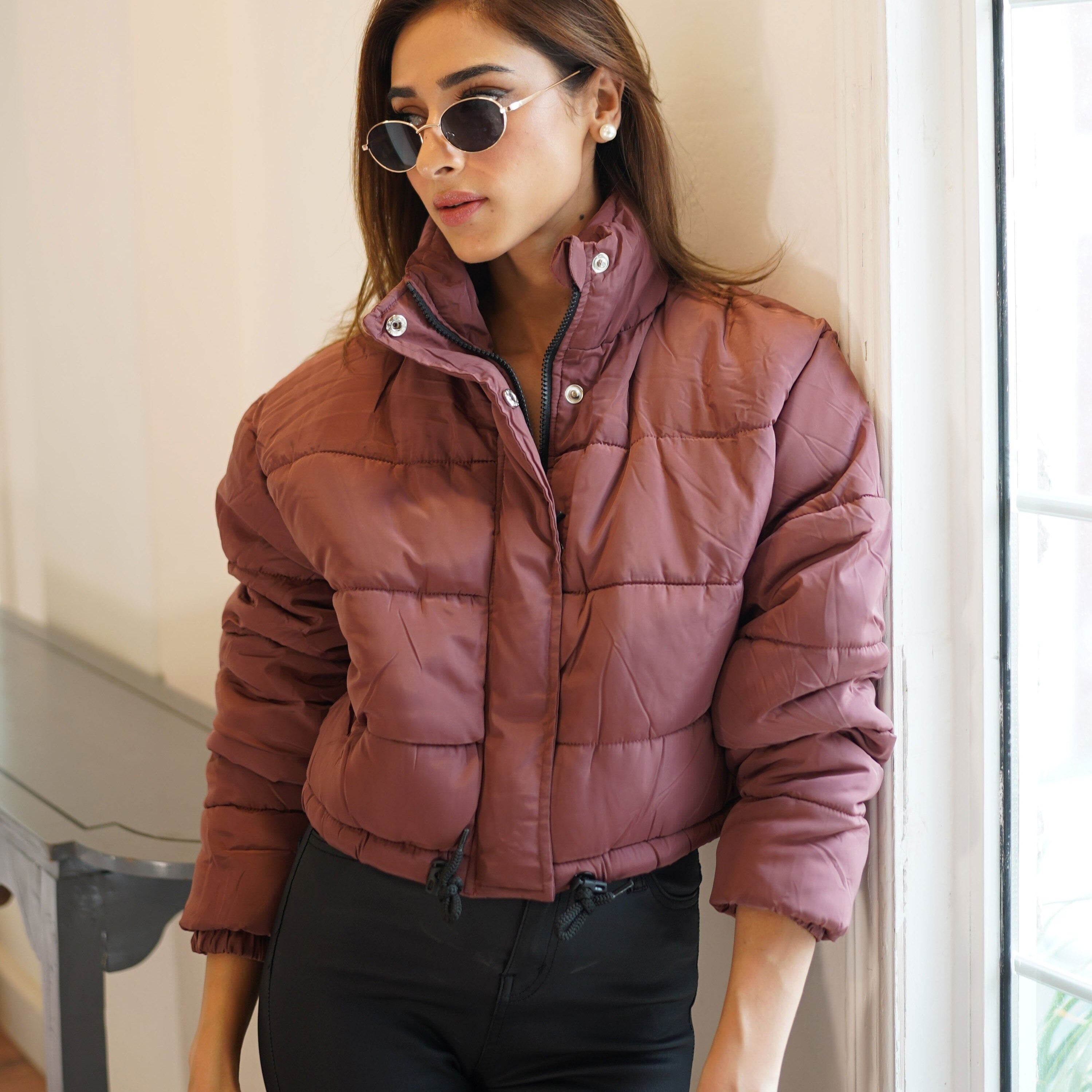 RSG Women's Padded Puffer Crop Jacket Women's Jacket Rooshani Enterprises 