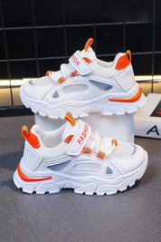 White & Orange