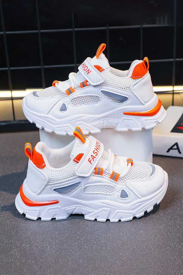 White & Orange
