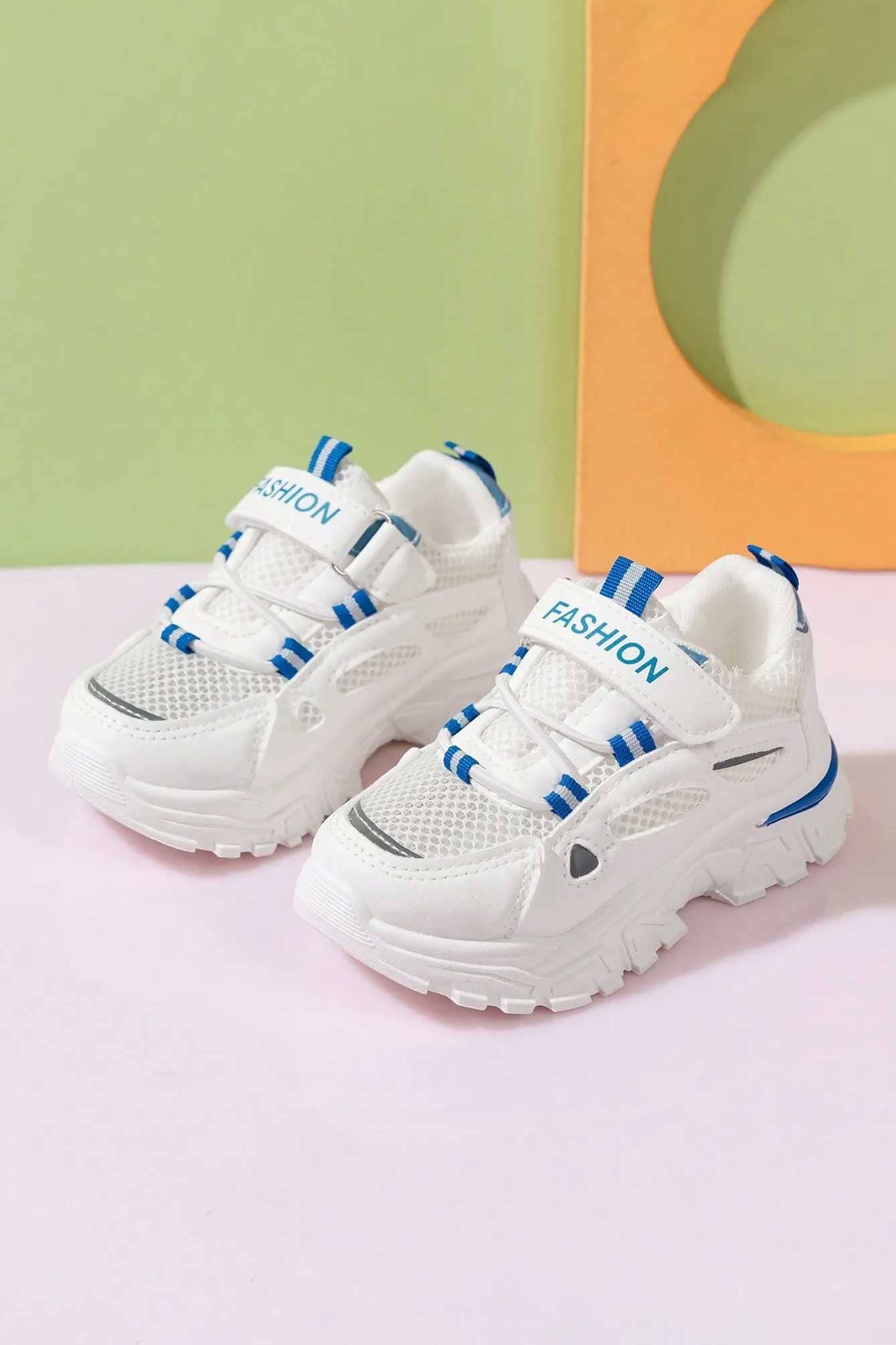 White & Blue