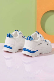 White & Blue