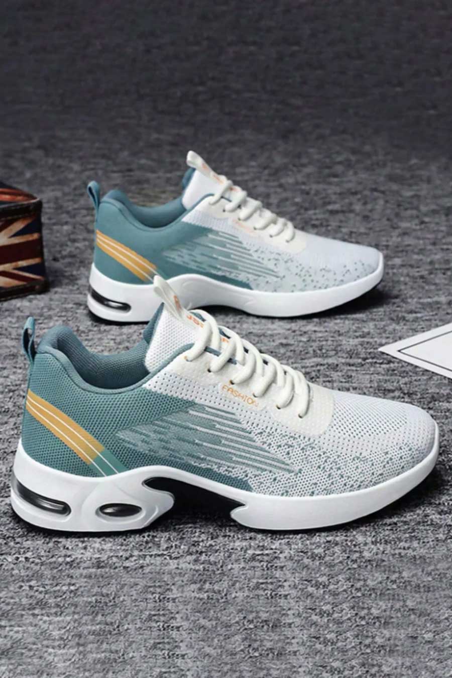 White & Powder Blue
