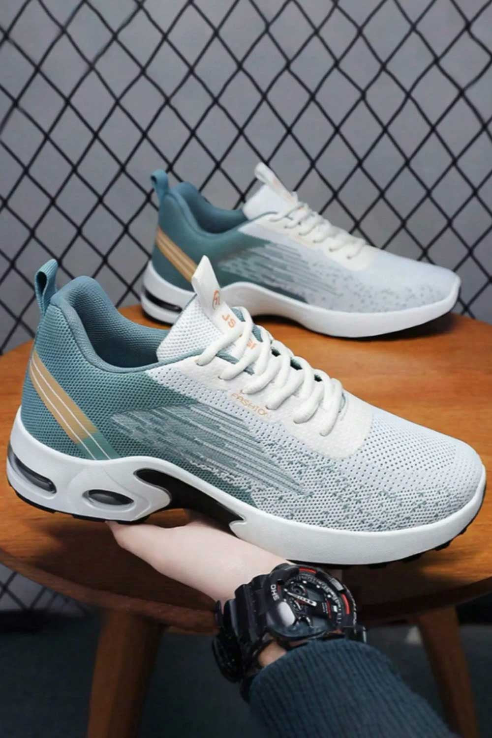 White & Powder Blue