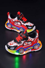 MGO Kid's Car LED Light-Up Sneakers
