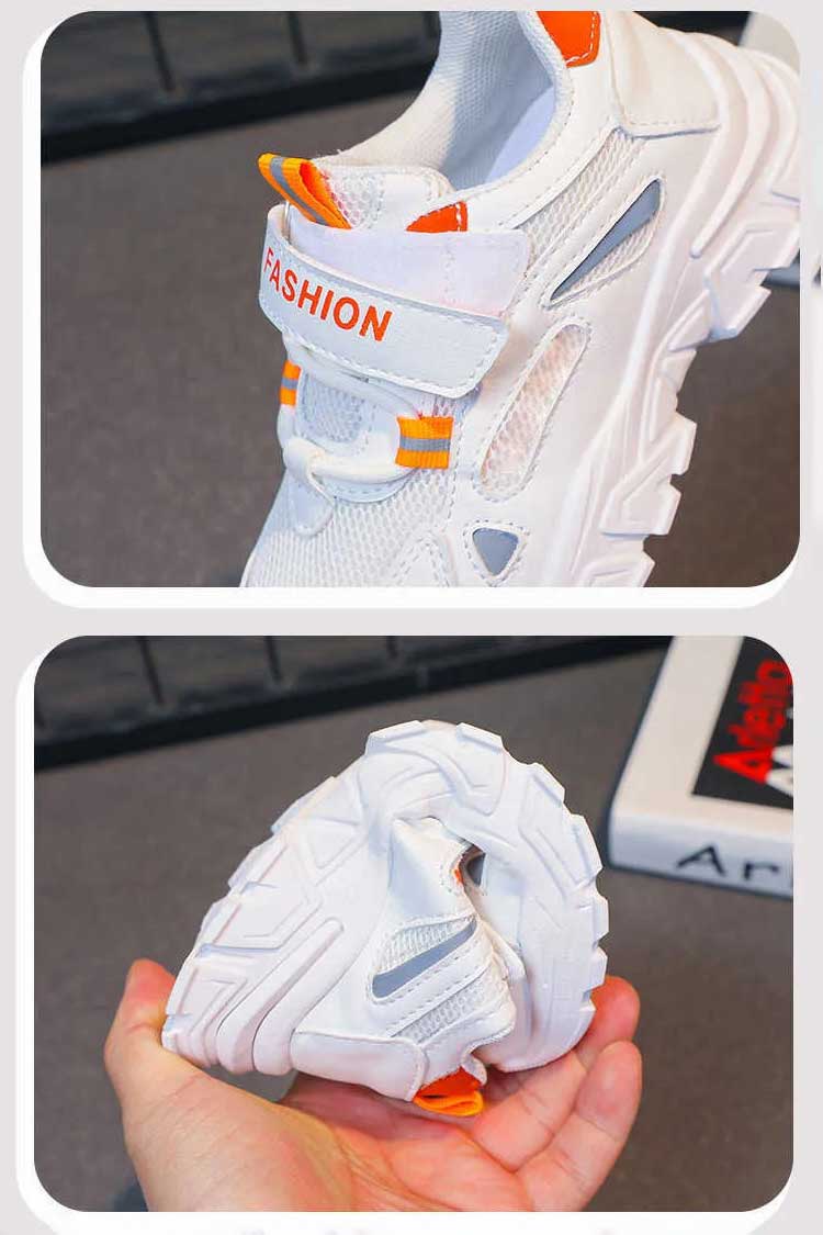 White & Orange