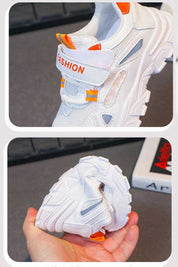 White & Orange