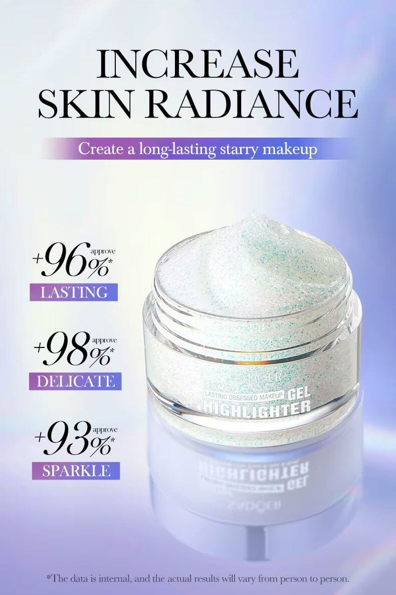 Sadoer Glitter Lasting Obsessed Makeup Gel Highlighter