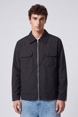 Men's Textured Harrington Jacket