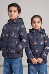 Kid's Lightweight Hooded Puffer Jacket