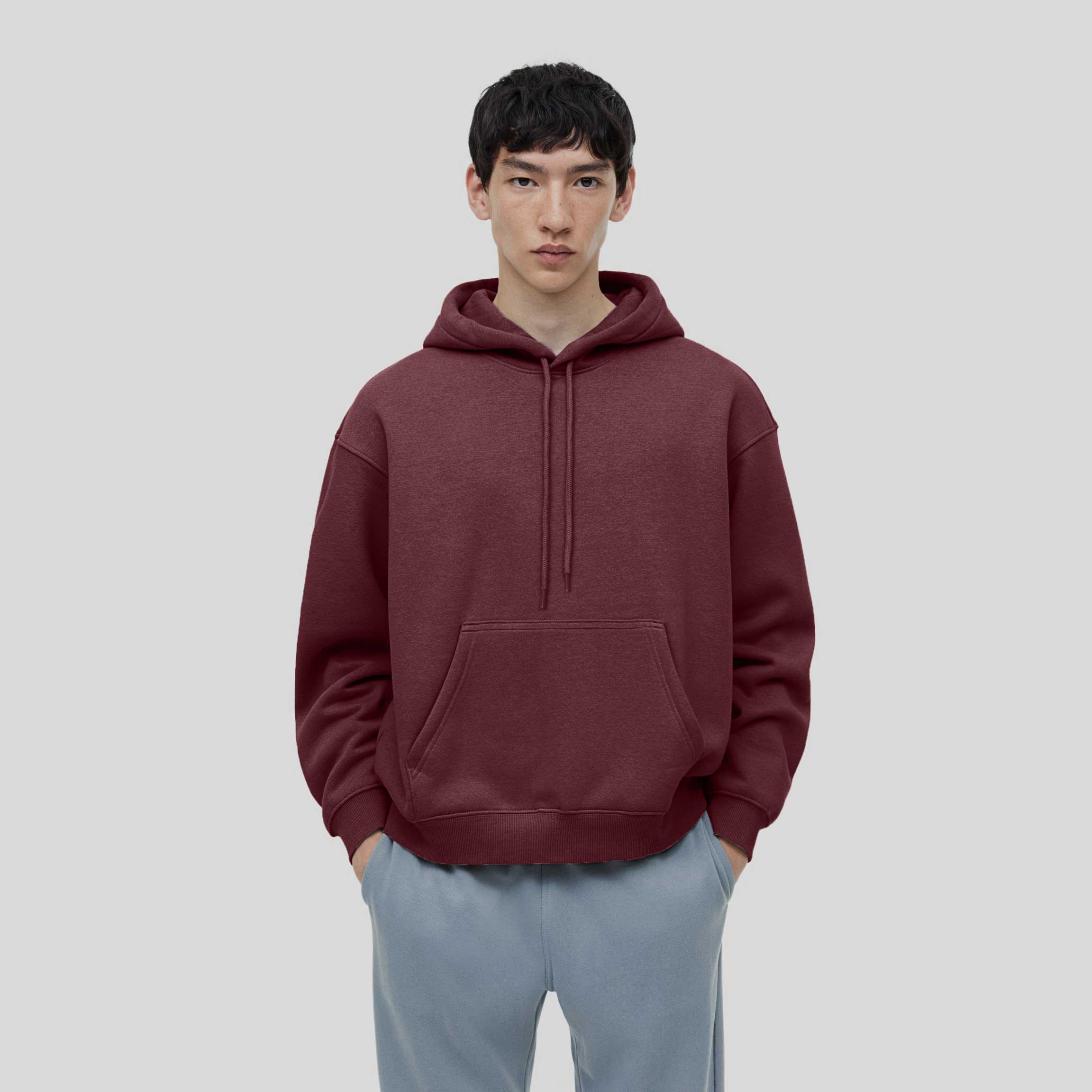 Polo Republica Men's Minor Fault Fleece Pullover Hoodie Men's Pullover Hoodie Polo Republica Maroon S 