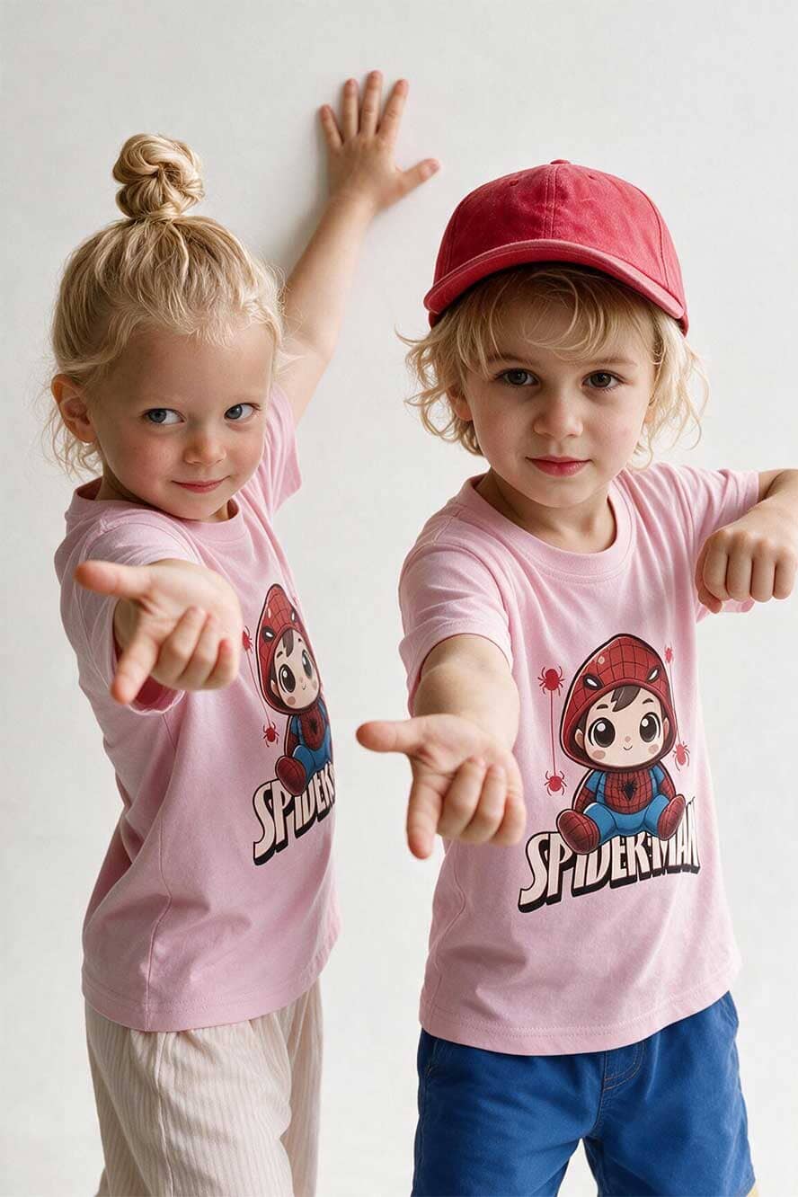 Polo Republica Kid's Spiderman Printed Tee Shirt