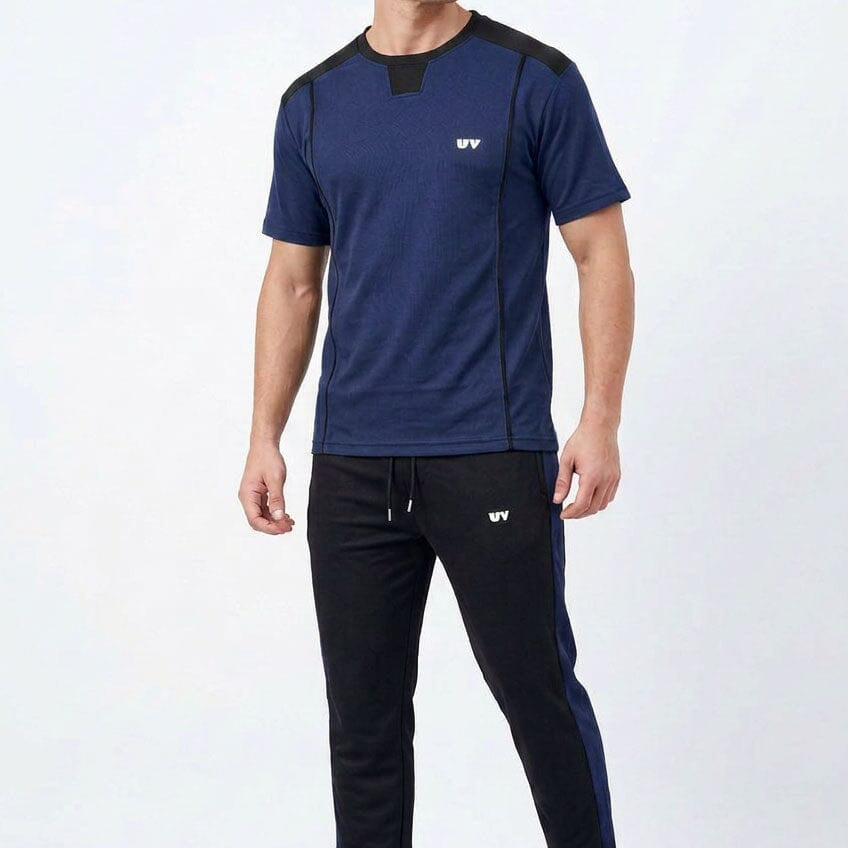 Navy & Black