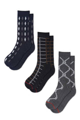 Men's Brussels Crew Socks -Pack Of 3