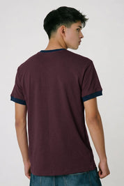 Burgundy & Navy
