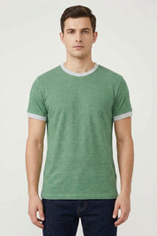 Polo Republica Men's Single Jersey Minor Fault Ringer Tee Shirt