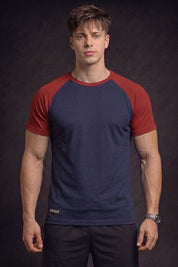 Navy & Red