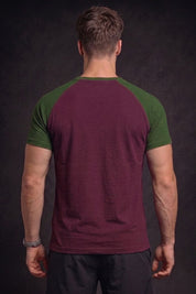 Burgundy & Bottle Green