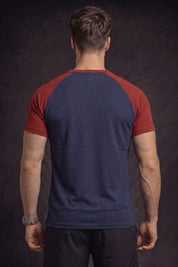 Navy & Red