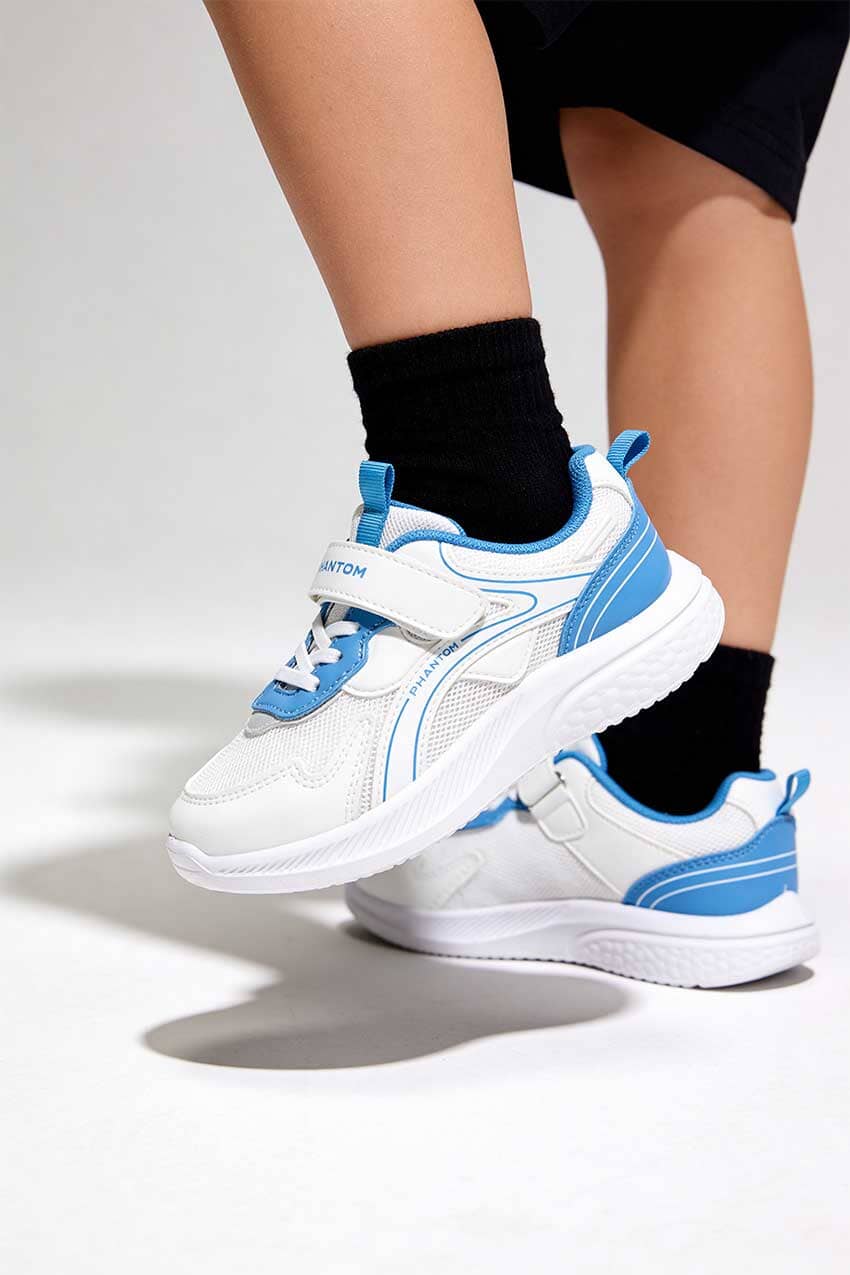 White & Blue
