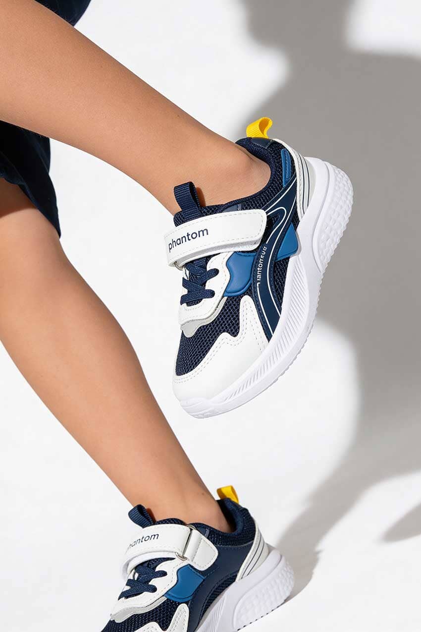 White & Navy