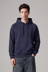 Men's V Notch Oversized Raglan Pullover Hoodie