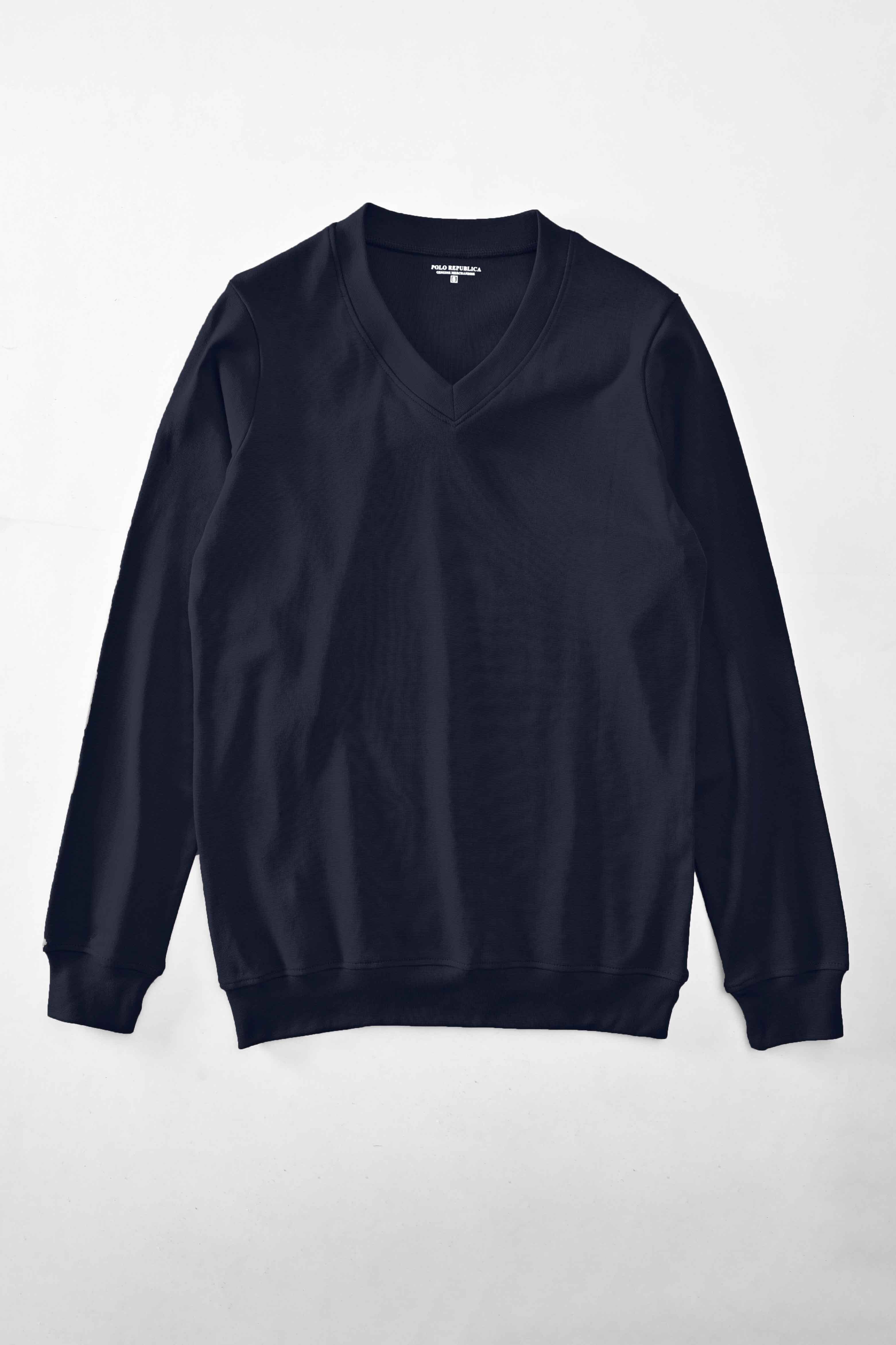 Polo Republica Men's V-Neck Minor Fault Sweat Shirt Men's Sweat Shirt Polo Republica 